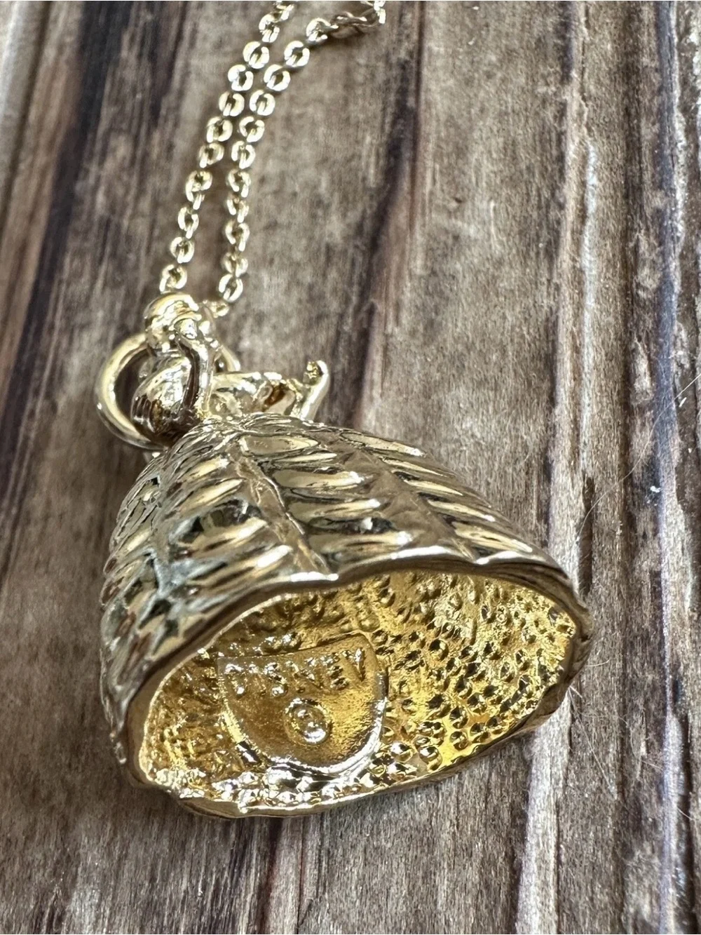 Lot of 7 Belle Disney Gold Tone Pendant On 18” Chain Necklace Beauty & The Beast